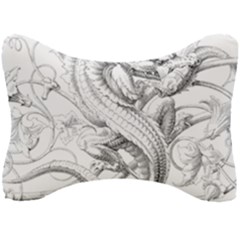 Dragon Lizard Vector Monster Seat Head Rest Cushion by HermanTelo