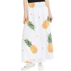 Pineapple Pattern Maxi Chiffon Skirt by goljakoff