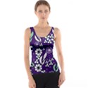 Floral blue pattern  Tank Top View1