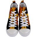 Yellow Poppies Women s Mid-Top Canvas Sneakers View1