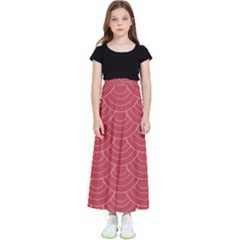 Red Sashiko Kids  Skirt by goljakoff