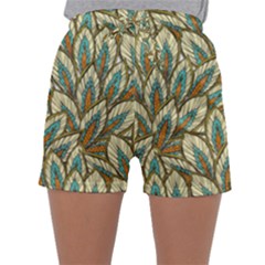 Field Leaves Sleepwear Shorts by goljakoff