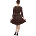 Chocolate Ruffle Dress View2