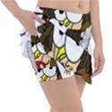  Rainbow Stoner Owl Tennis Skorts View3