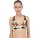  Rainbow Stoner Owl Classic Banded Bikini Top View1