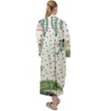 Plants Flowers Nature Blossom Maxi Velour Kimono View2