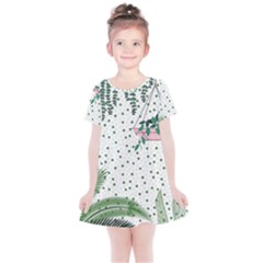 Plants Flowers Nature Blossom Kids  Simple Cotton Dress by Mariart