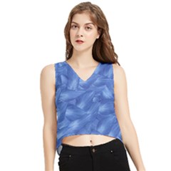 Gc (89) V-neck Cropped Tank Top by GiancarloCesari