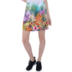 Forest Flowers  Tennis Skirt by ArtsyWishy