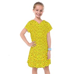 Flowers From Heaven  With A Modern Touch Kids  Drop Waist Dress by pepitasart