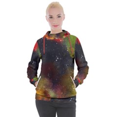 Color Splashes Women s Hooded Pullover by goljakoff