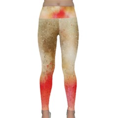 Golden Paint Lightweight Velour Classic Yoga Leggings by goljakoff