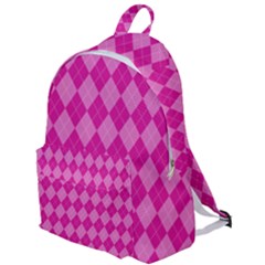 Pink Diamond Pattern The Plain Backpack by ArtsyWishy