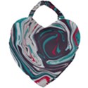 Vector Vivid Marble Pattern 1 Giant Heart Shaped Tote View2