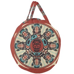 Grateful-dead-pacific-northwest-cover Giant Round Zipper Tote by Sapixe