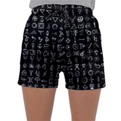 Alchemical Symbols - Collected Inverted Sleepwear Shorts by WetdryvacsLair