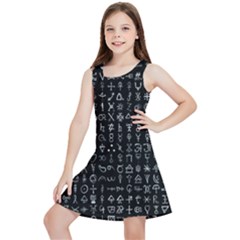 Alchemical Symbols - Collected Inverted Kids  Lightweight Sleeveless Dress by WetdryvacsLair