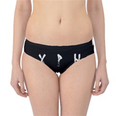 Elder Futhark Rune Set Collected Inverted Hipster Bikini Bottoms by WetdryvacsLair