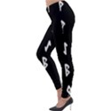 Elder Futhark Rune Set Collected Inverted Lightweight Velour Leggings View3