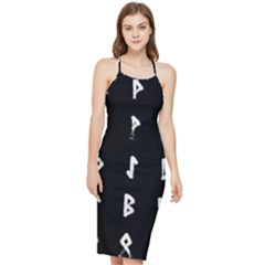 Elder Futhark Rune Set Collected Inverted Bodycon Cross Back Summer Dress by WetdryvacsLair