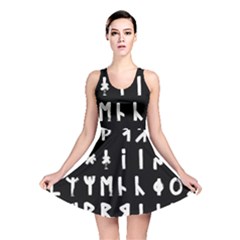 Complete Dalecarlian Rune Set Inverted Reversible Skater Dress by WetdryvacsLair