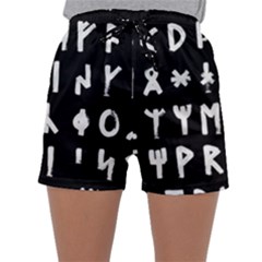 Complete Dalecarlian Rune Set Inverted Sleepwear Shorts by WetdryvacsLair