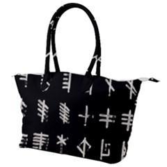 Ogham Rune Set Complete Inverted Canvas Shoulder Bag by WetdryvacsLair