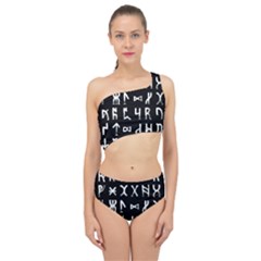 Macromannic Runes Collected Inverted Spliced Up Two Piece Swimsuit by WetdryvacsLair