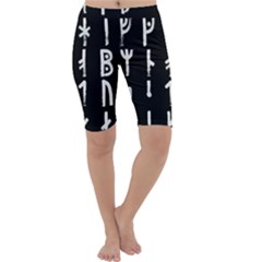 Medieval Runes Collected Inverted Complete Cropped Leggings  by WetdryvacsLair