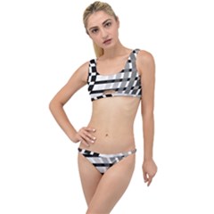 Nine Bar Monochrome Fade Squared Bend The Little Details Bikini Set by WetdryvacsLair