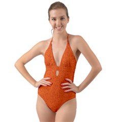 Design A301847 Halter Cut-out One Piece Swimsuit by cw29471