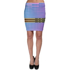 Glitched Vaporwave Hack The Planet Bodycon Skirt by WetdryvacsLair