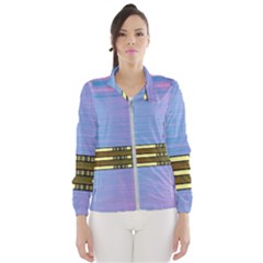 Glitched Vaporwave Hack The Planet Women s Windbreaker by WetdryvacsLair