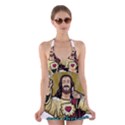 Buddy Christ Halter Dress Swimsuit  View1