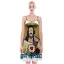 Buddy Christ Spaghetti Strap Velvet Dress View1