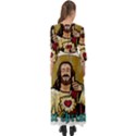 Buddy Christ Button Up Boho Maxi Dress View2