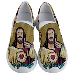 Buddy Christ Women s Lightweight Slip Ons by Valentinaart