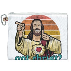 Got Christ? Canvas Cosmetic Bag (xxl) by Valentinaart