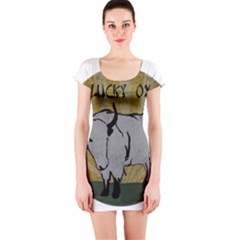 Chinese New Year ¨c Year Of The Ox Short Sleeve Bodycon Dress