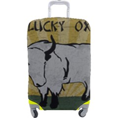 Chinese New Year ¨c Year Of The Ox Luggage Cover (large) by Valentinaart