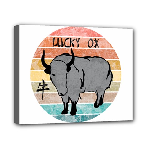 Chinese New Year ¨c Year Of The Ox Canvas 10  X 8  (stretched) by Valentinaart