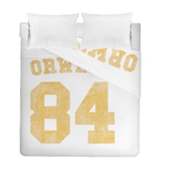 Orwell 84 Duvet Cover Double Side (full/ Double Size) by Valentinaart