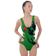 Apple Tree Side Cut Out Swimsuit by grafikamaria