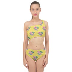 Floral Spliced Up Two Piece Swimsuit by Sparkle