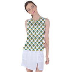 Holiday Pineapple Women s Sleeveless Sports Top by Sparkle