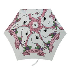 Go To Hell Mini Folding Umbrellas by Valentinaart