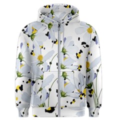 Tree Poppies  Men s Zipper Hoodie by Sobalvarro