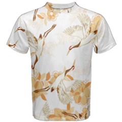 Birds And Flowers  Men s Cotton Tee by Sobalvarro