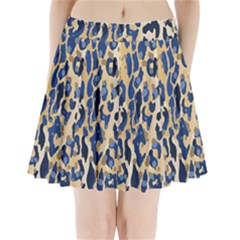 Leopard Skin  Pleated Mini Skirt by Sobalvarro