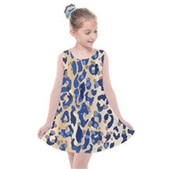 Leopard Skin  Kids  Summer Dress by Sobalvarro